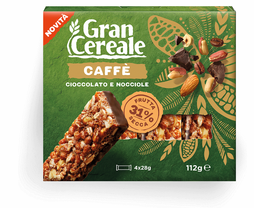 Caffè, cioccolato e nocciole